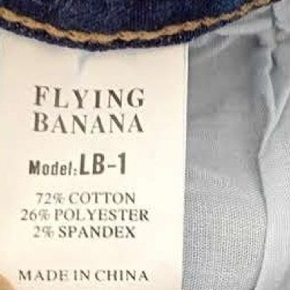 Flying Banana High Rise Flare Jeans 28x32 Medium Wash Bell Bottom Cowgirl Boho - Picture 4 of 10